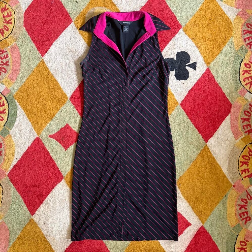 Vintage express pink dress